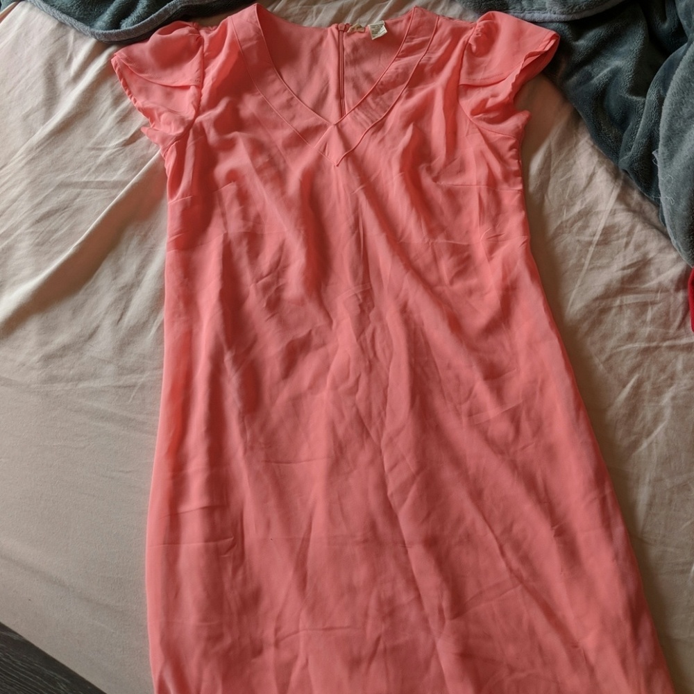 Coral dress
